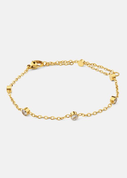 Bracelet Dainty Sparkle - 18k Plaqué or
