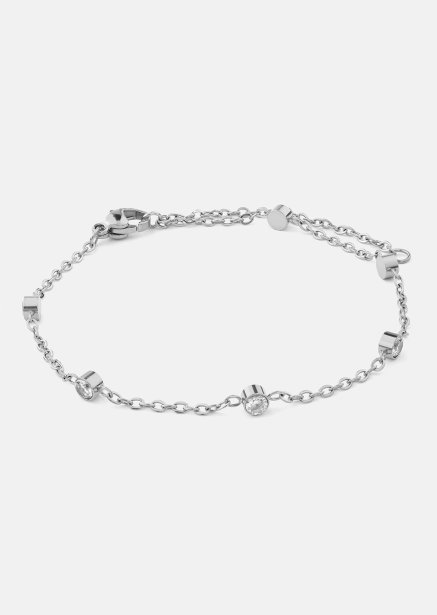 Bracelet Dainty Sparkle - Plaqué argent