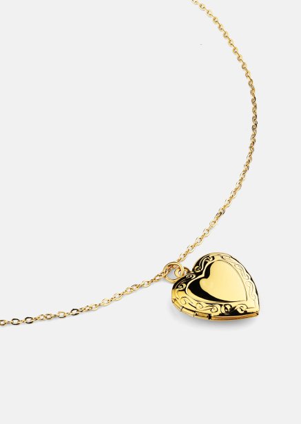 Collier Golden Heart big - 18k Plaqué or