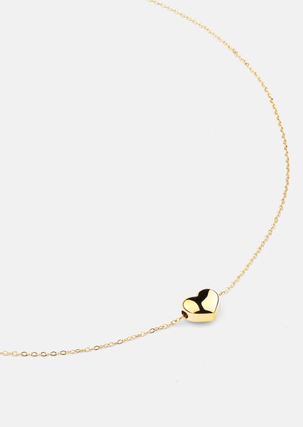 Collier Heart of Gold – 18k Plaqué or