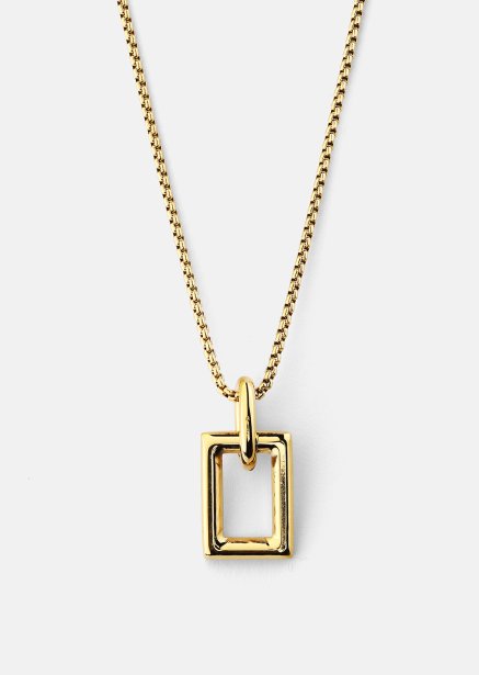 Collier Geometrisk Grace – 18k Gold Plated