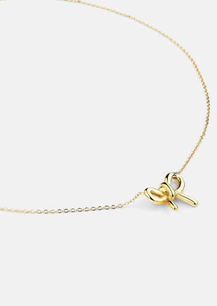 Collier Golden Bow - 18k Plaqué or