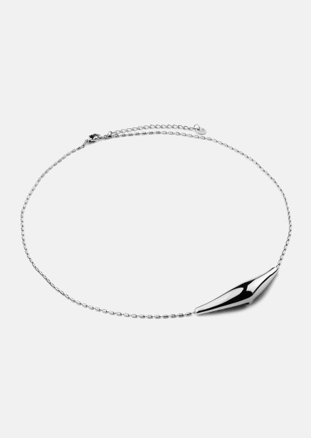 Collier Flow Curve – Plaqué argent