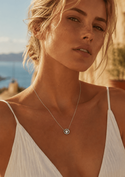 Collier Silver Heart – Plaqué argent