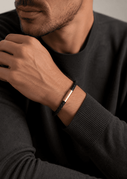 Bracelet en cuir Echo Forge