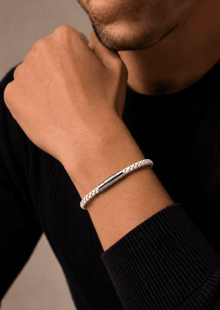 Bracelet en cuir Midnight Knot