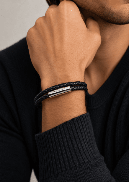Bracelet en cuir Luxe Tangle