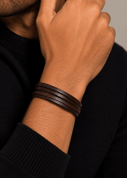 Bracelet en cuir Savage Echo