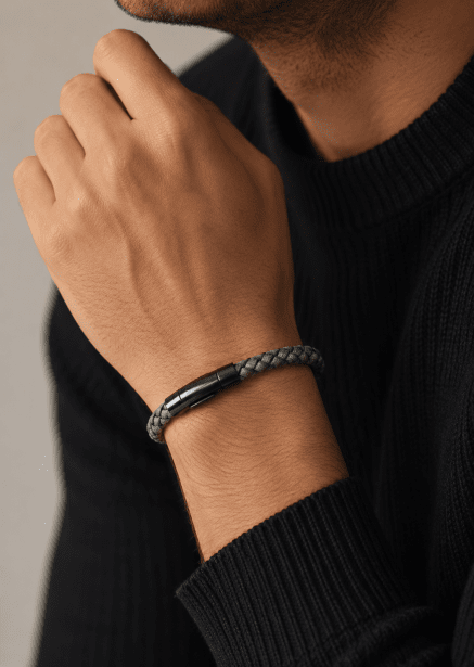 Bracelet en cuir Talon Weave