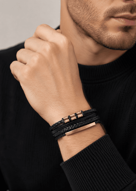 Bracelet en cuir Titan Tapestry