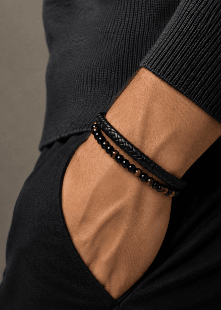 Bracelet en cuir Titan Knot