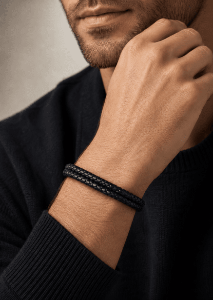 Bracelet en cuir Titan Knot