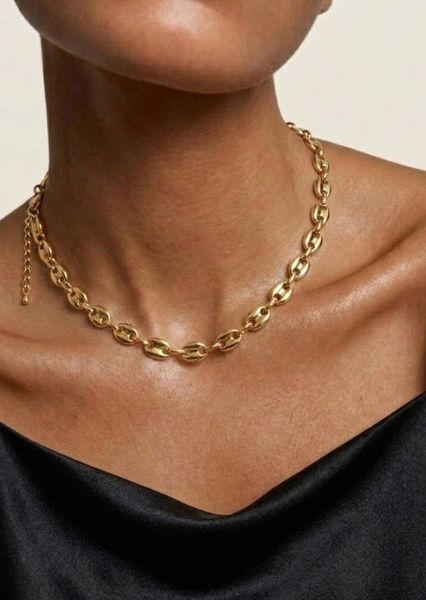 Collier Bold Chain - 18k Plaqué or