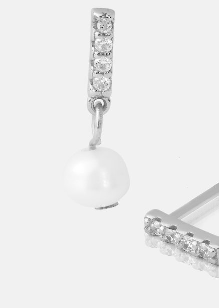 Lacona Boucle d'oreille - Plaquée argent