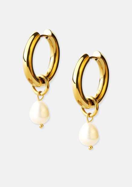 Boucle d’oreille Pearl Drop - 18k Plaquée or