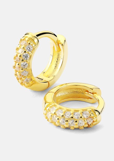 Boucle d’oreille Shimmer Hoops - 18k Plaquée or