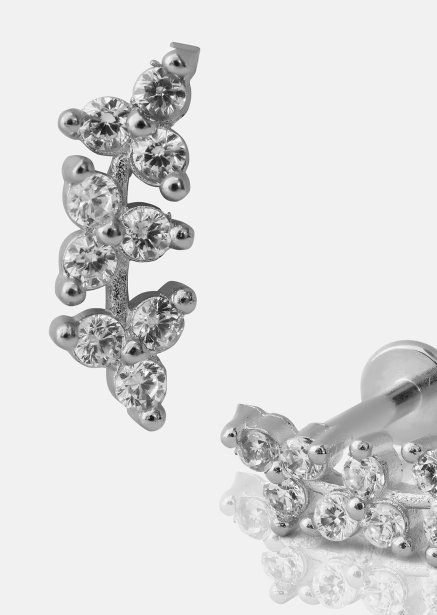 Aurielle Boucles d’oreilles – Plaquées argent
