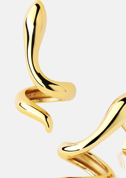 Serpentis Boucles d’oreilles – 18k Plaquées or