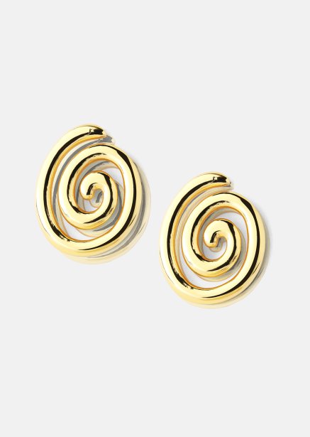 Resin Boucle d'oreille - 18k Plaquée or
