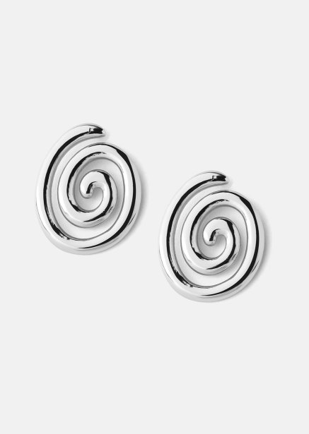 Resin Boucle d'oreille - Plaquée argent
