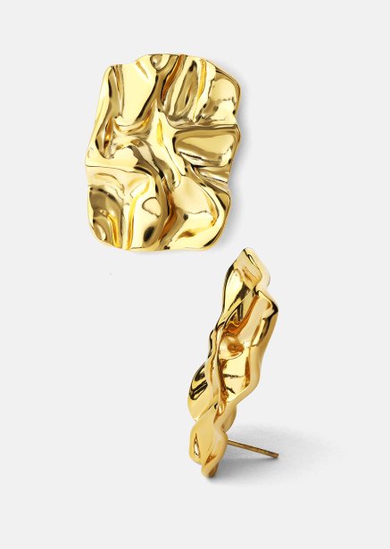 Boucle d’oreille Lava - 18k Plaquée or