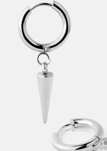 Boucle d’oreille Spike – Plaquée argent