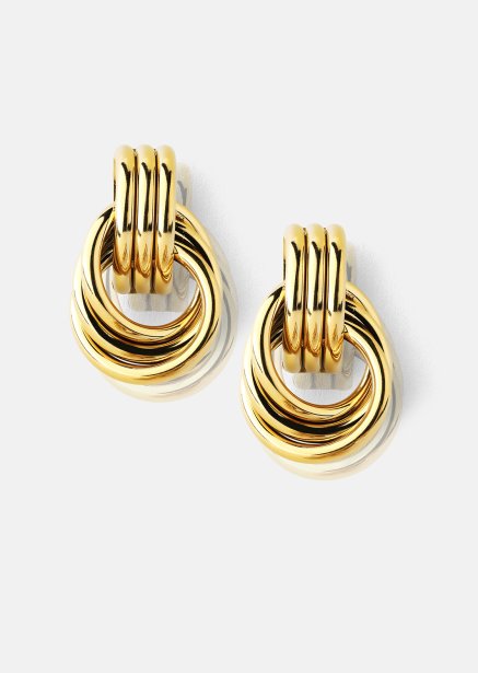 Boucle d'oreille Unity Loop - 18k Gold Plated