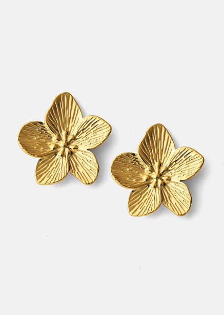 Boucle d'oreille Blossom - 18k Plaquée or