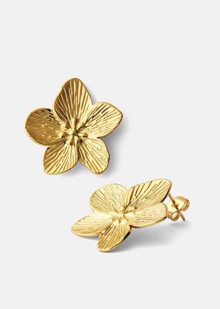 Boucle d'oreille Blossom - 18k Plaquée or