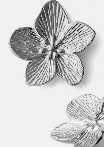 Boucle d'oreille Blossom - Plaquée argent