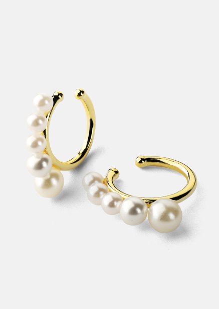 Boucle d’oreille Perlina - Plaqué Or 18k