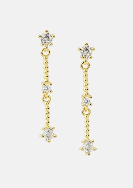 Boucles d’oreilles Luna strip - 18k Plaquées or
