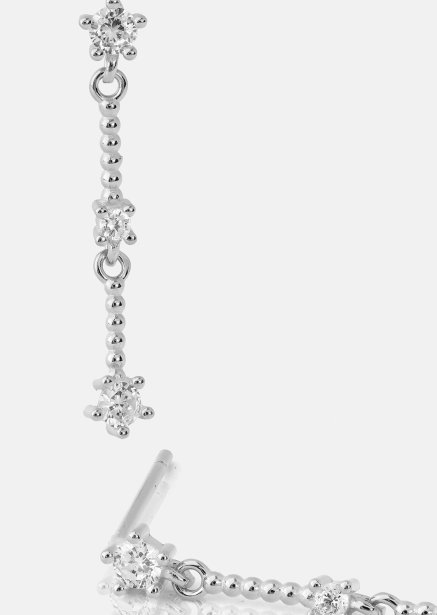 Boucles d’oreilles Luna strip - Plaquées argent