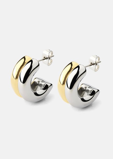 Boucle d’oreille Duo Glow - 18k Plaquée or