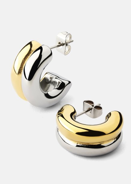 Boucle d’oreille Duo Glow - 18k Plaquée or