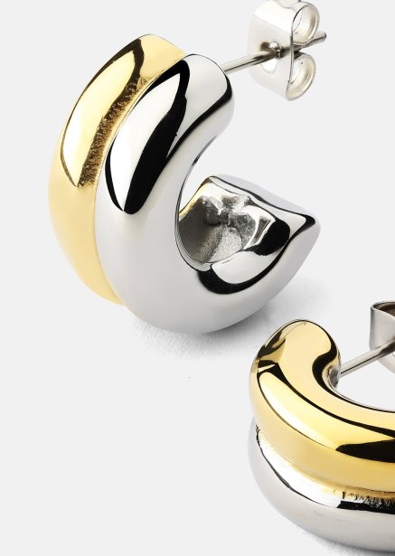 Boucle d’oreille Duo Glow - 18k Plaquée or