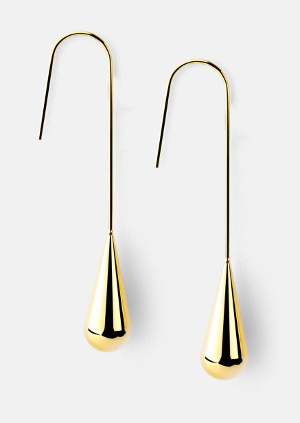 Boucle d’oreille Golden Drop Elegance - 18k Plaquée or