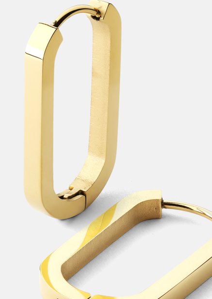 Boucle d’oreille Edge Hoops - 18k Plaquée or