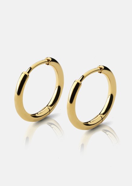 Boucle d’oreille Creoler - 18k Plaquée or