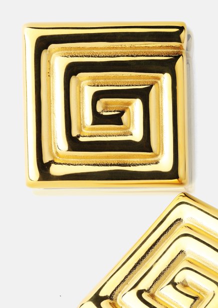 Boucle d’oreille Geometric Glow - 18k Plaquée or