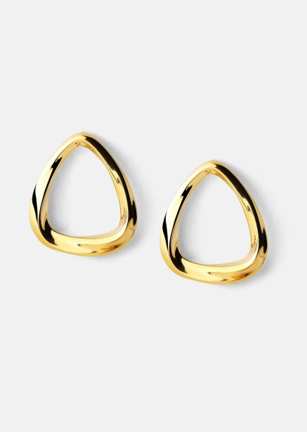 Boucles d’oreilles Flow – 18k Plaquées or