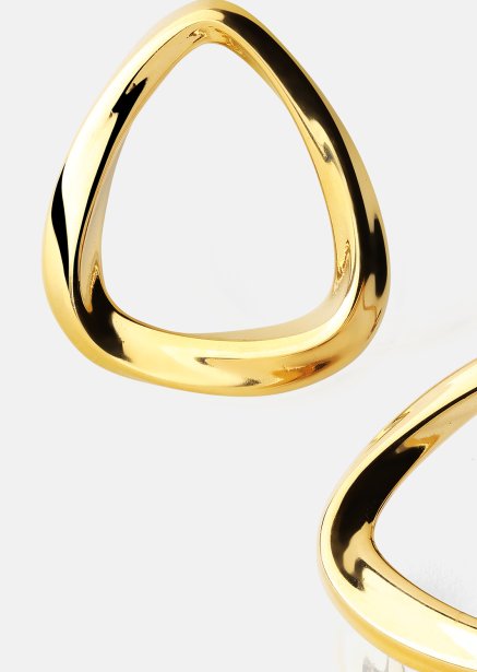 Boucles d’oreilles Flow – 18k Plaquées or