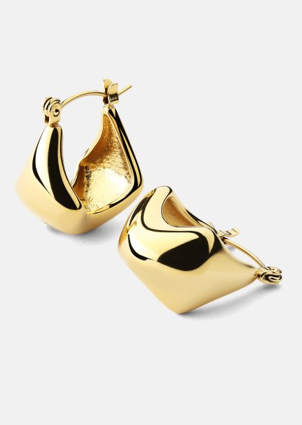 Boucles d’oreilles Glow Hoop – 18k Plaquées or