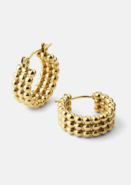 Boucles d’oreilles Sfera – 18k Plaquées or