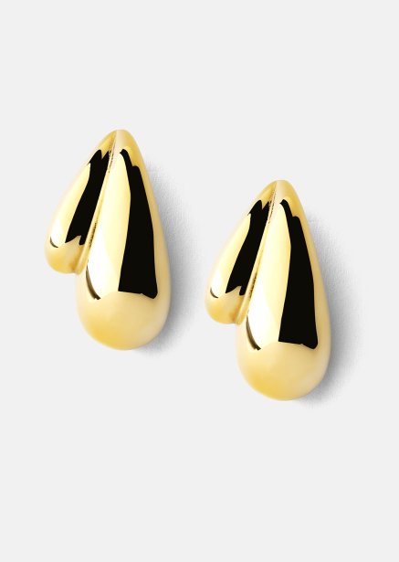 Boucles d’oreilles Gilded Drop – 18k Plaquées or