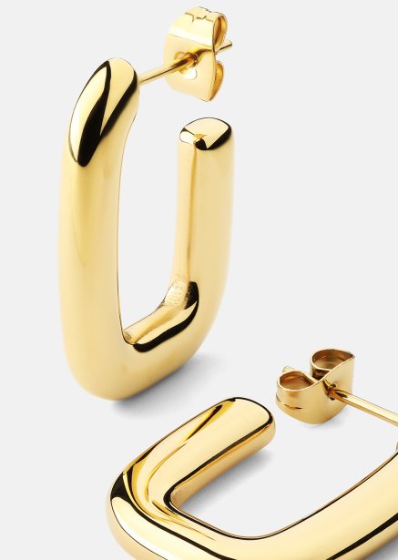 Boucle d’oreille Golden Flow - 18k Plaquée or