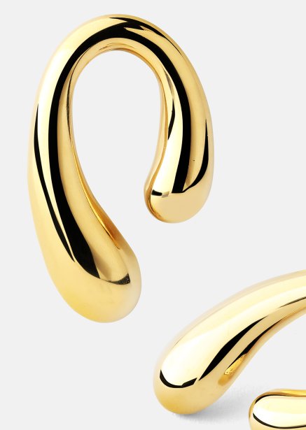 Boucles d’oreilles Sculpture – 18k Plaquées or