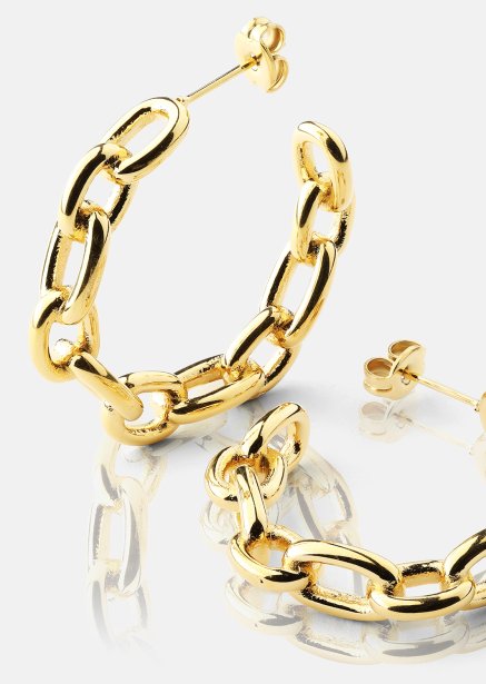 Boucle d’oreille Chain Bold - 18k Plaquée or