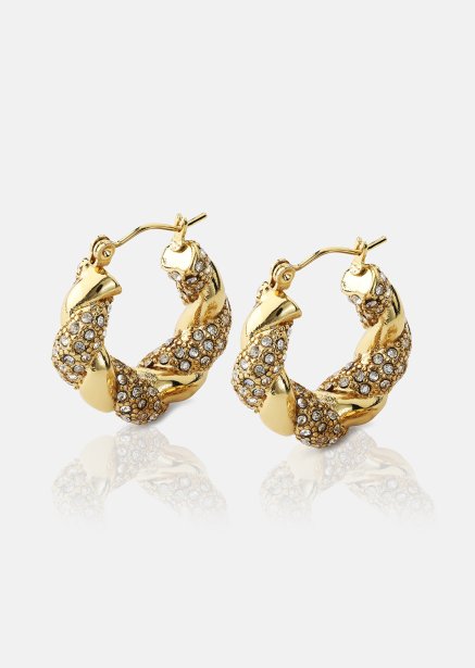 Boucle d'oreille Glam Hoops- 18k Gold Plated