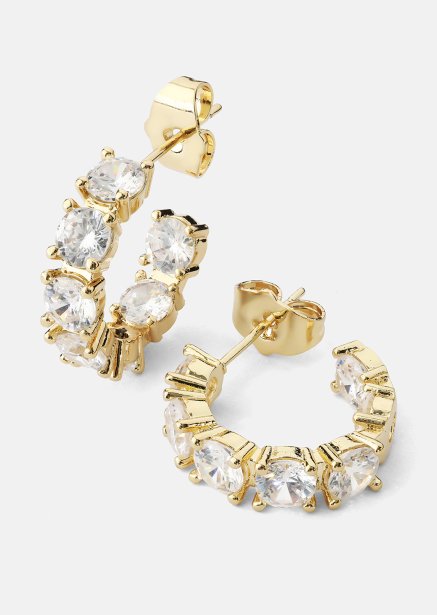 Vela Boucle d'oreille - 18k Plaquée or